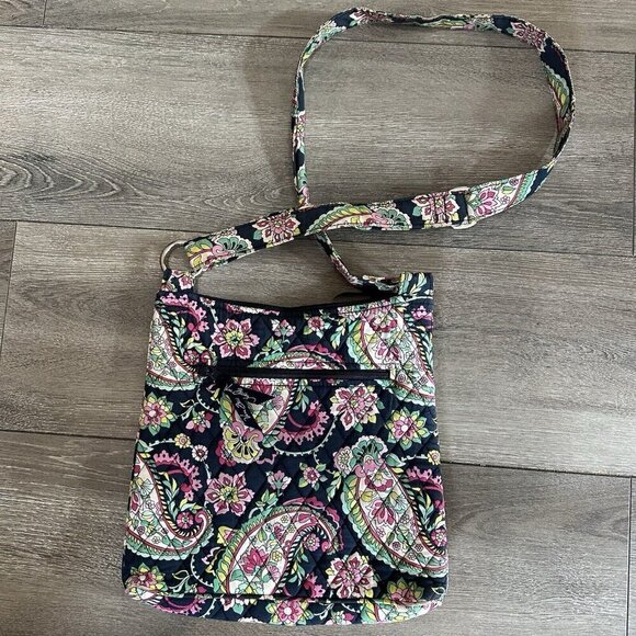 Vera Bradley Handbags - Vera Bradley Petal Paisley Pattern Crossbody Medium